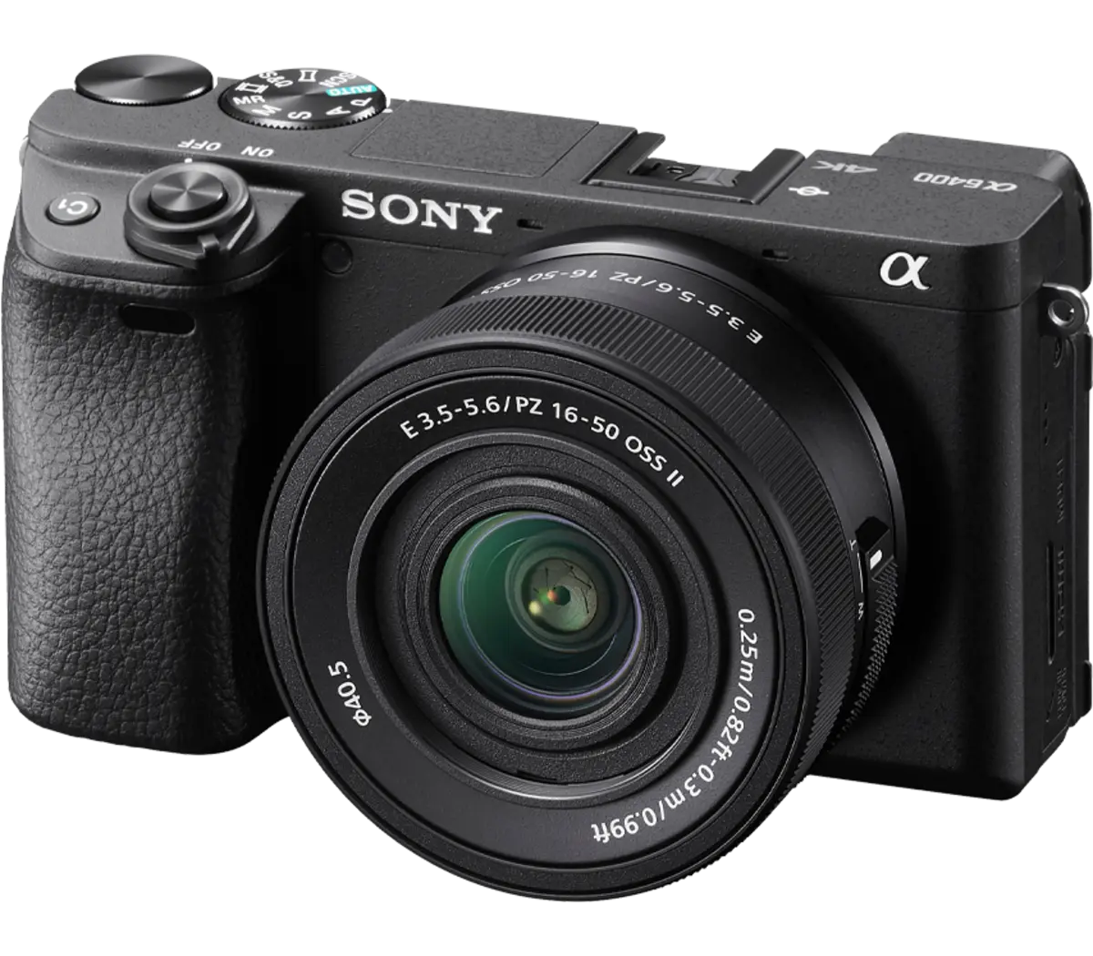 Sony Alpha 6400 Mirrorless Camera with 16-50mm f/3.5-5.6 Lens