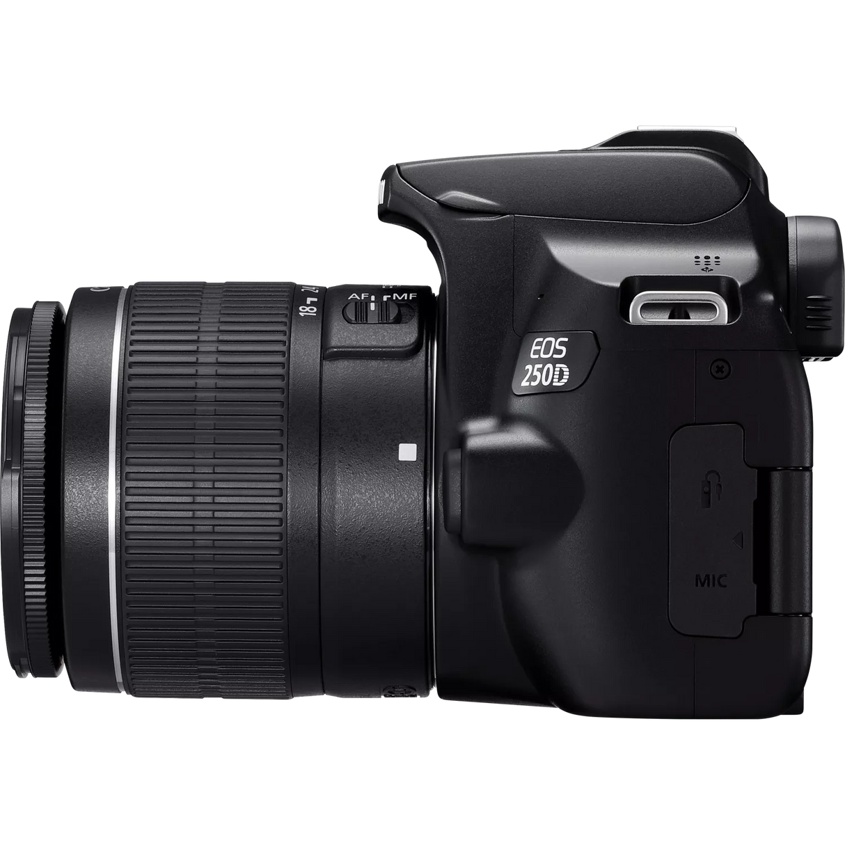 Canon EOS 250D, Black + EF-S 18-55mm f/3.5-5.6 III+ EF 75-300mm f/4-5.6 III Lens