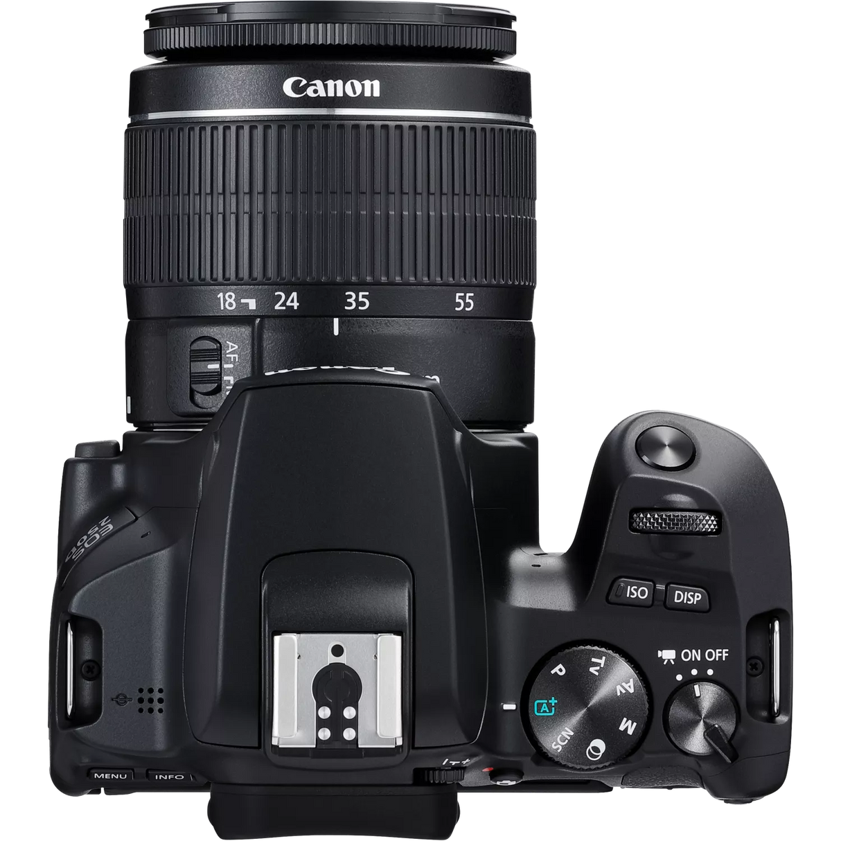 Canon EOS 250D, Black + EF-S 18-55mm f/3.5-5.6 III+ EF 75-300mm f/4-5.6 III Lens