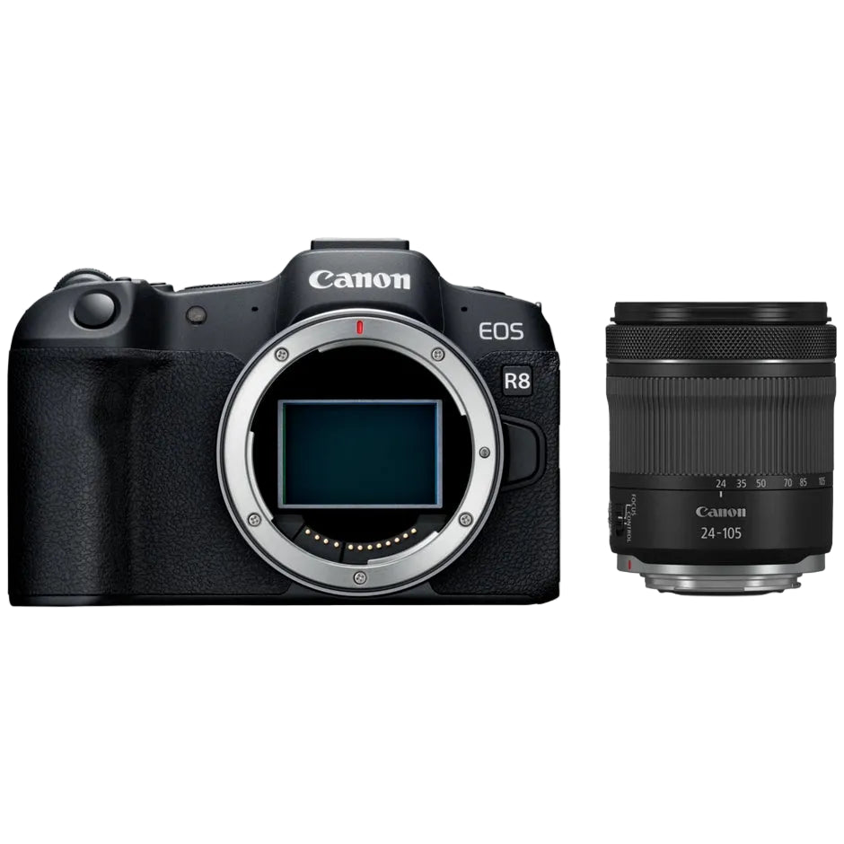 Canon EOS R8 Mirrorless Camera + RF 24-105mm F4-7.1 IS STM Lens
