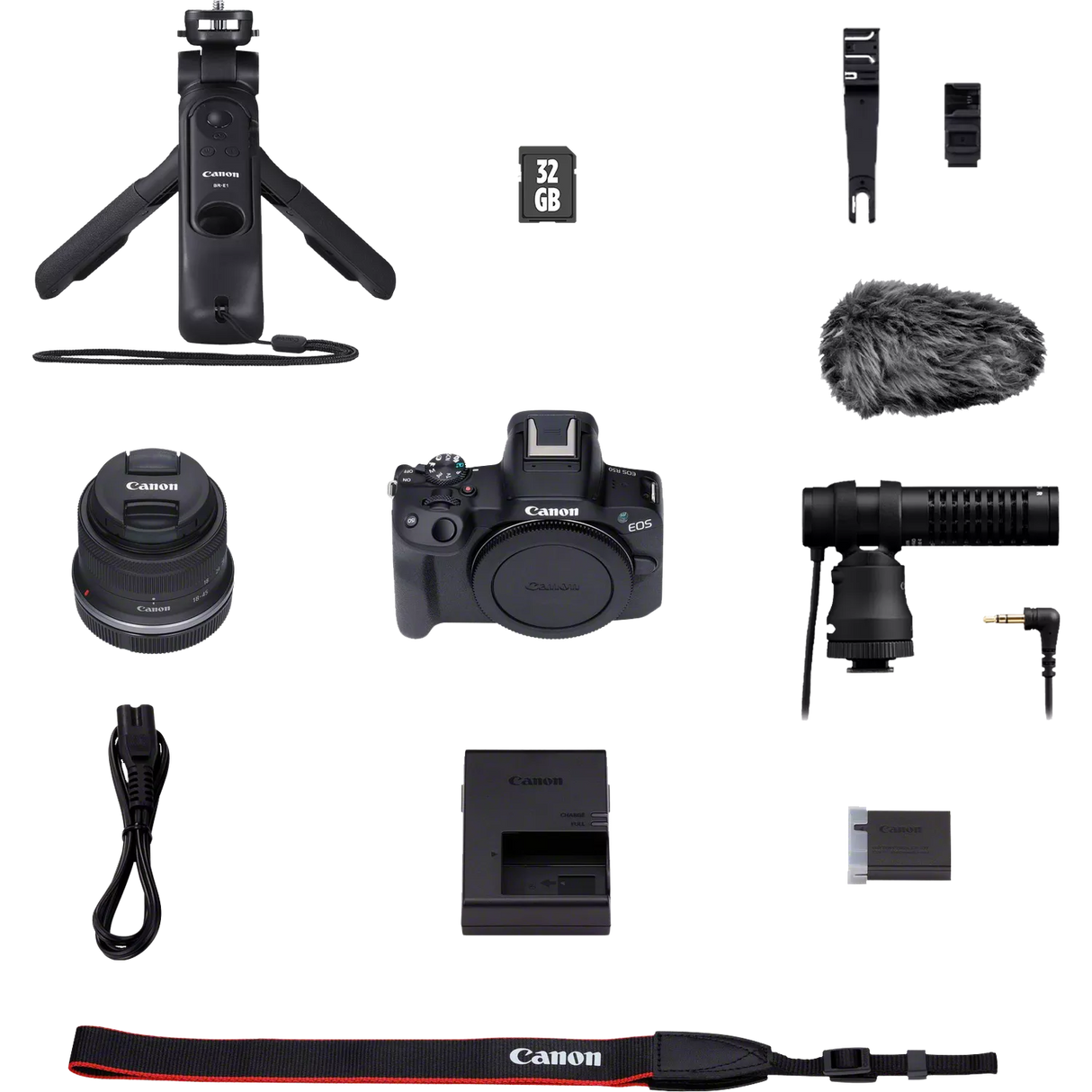 Canon EOS R50 Mirrorless Camera Content Creator Kit