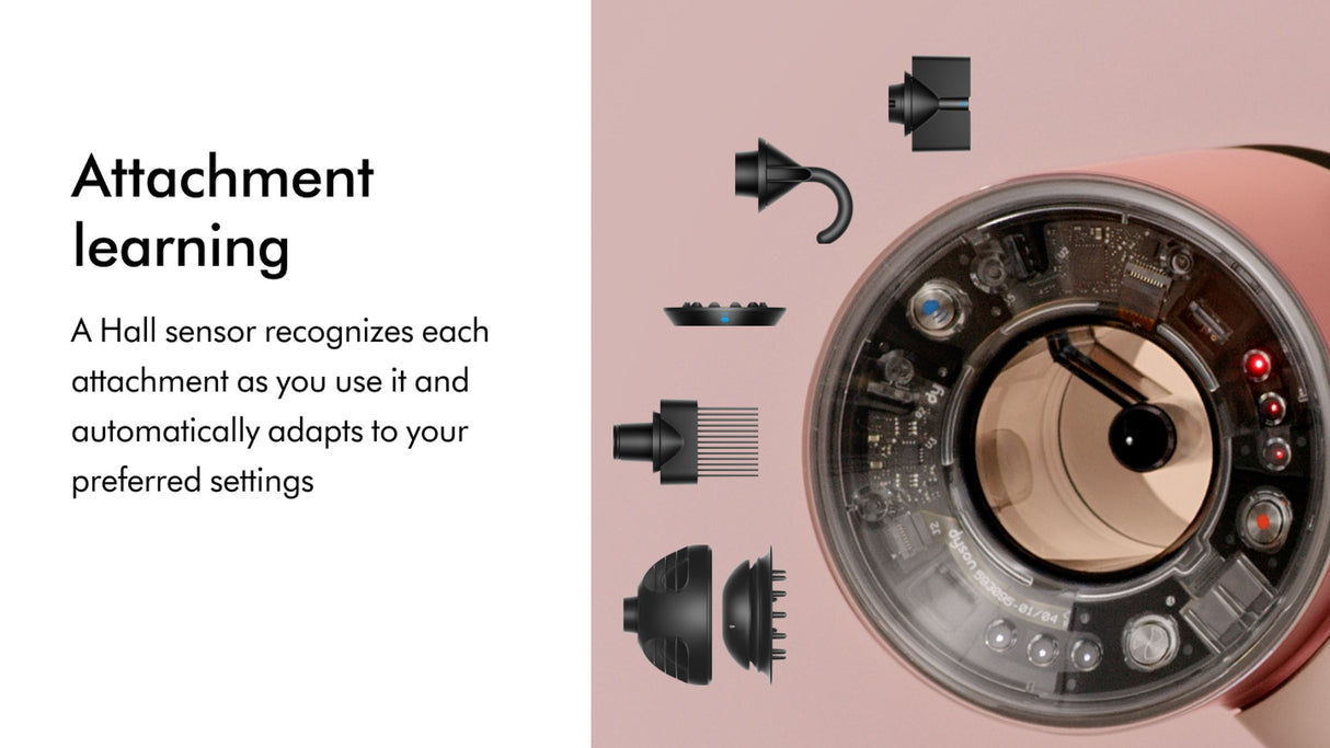 Dyson Supersonic Nural™ Hair Dryer Straight+Wavy (Kanzan Pink)