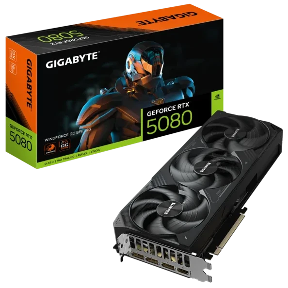 GIGABYTE GeForce RTX™ 5080 WINDFORCE OC SFF 16G