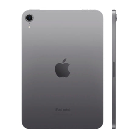 Clean rear design of Space Gray iPad mini