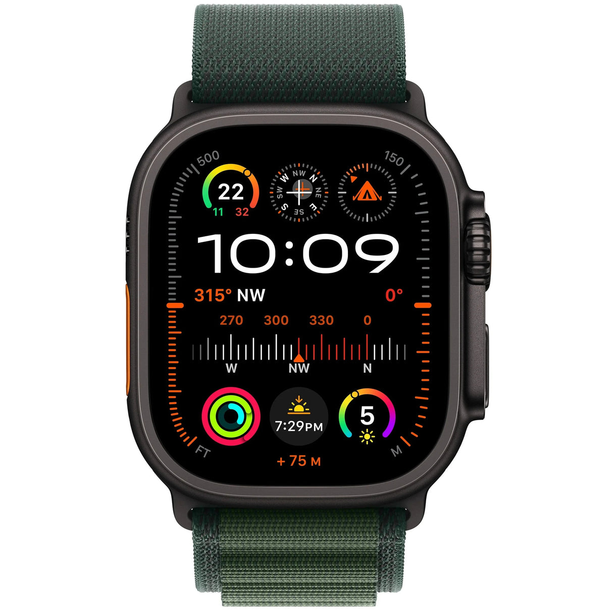 Apple Watch Ultra 2, GPS+Cellular, 49mm, Black Titanium Case