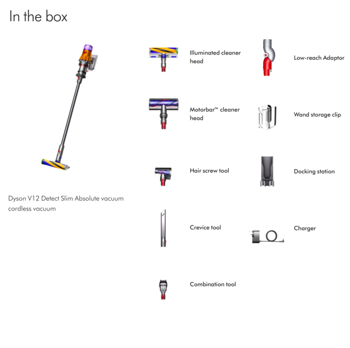 Dyson V12 Detect™ Slim Absolute vacuum