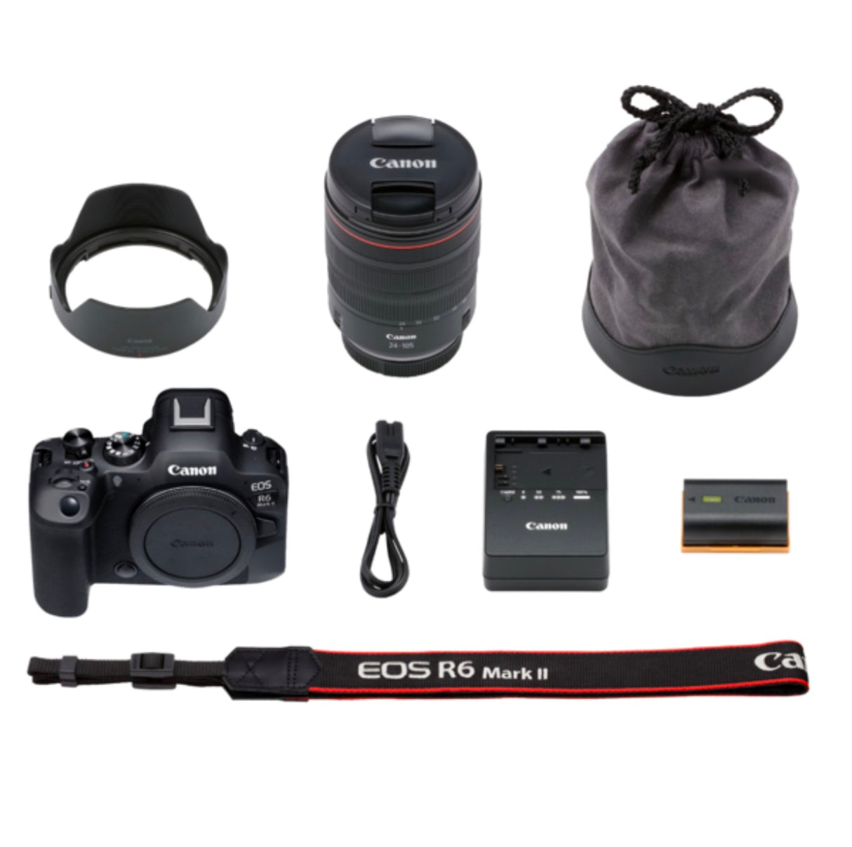 Canon EOS R6 Mark II Mirrorless Camera with RF 24-105mm F4L IS USM Lens Kit