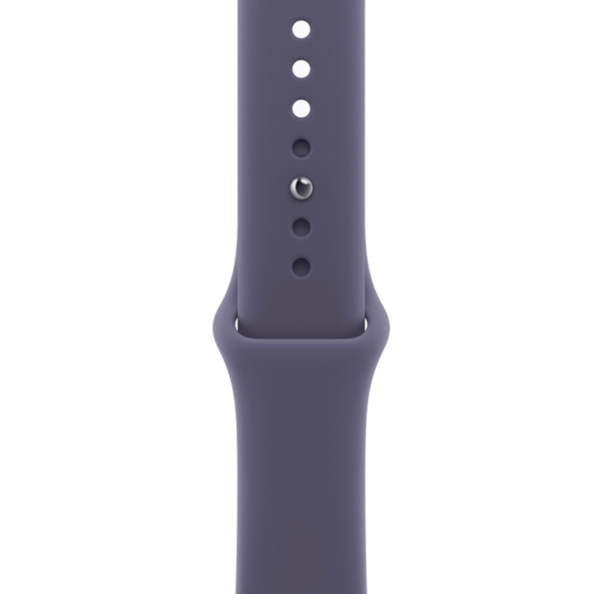 Apple Watch Series 11, GPS, Aluminum in Silver Case with Purple Fog Sport Band, view 3