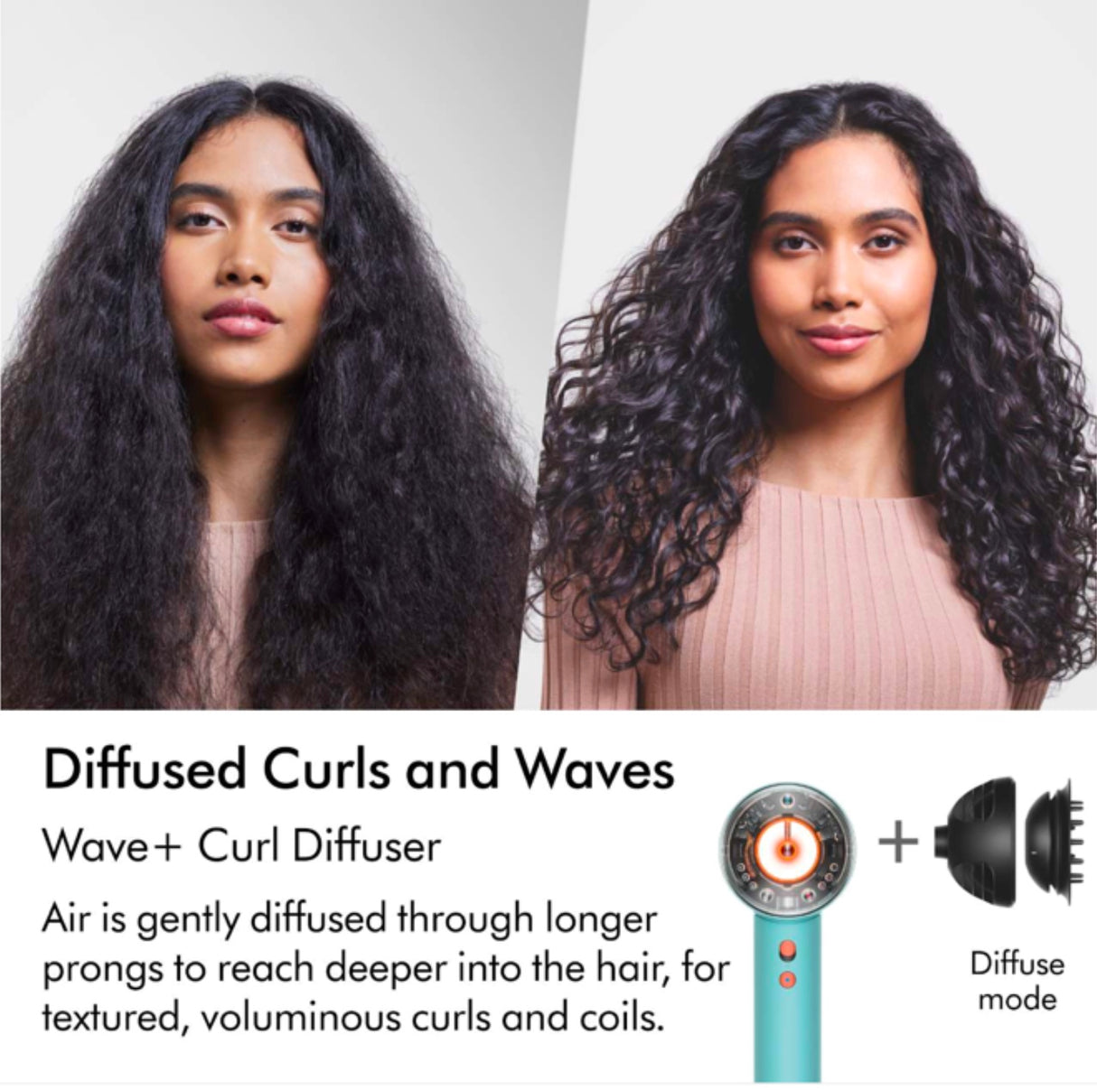 Dyson Supersonic Nural™ hair dryer Straight+Wavy (Ceramic Patina/Topaz)