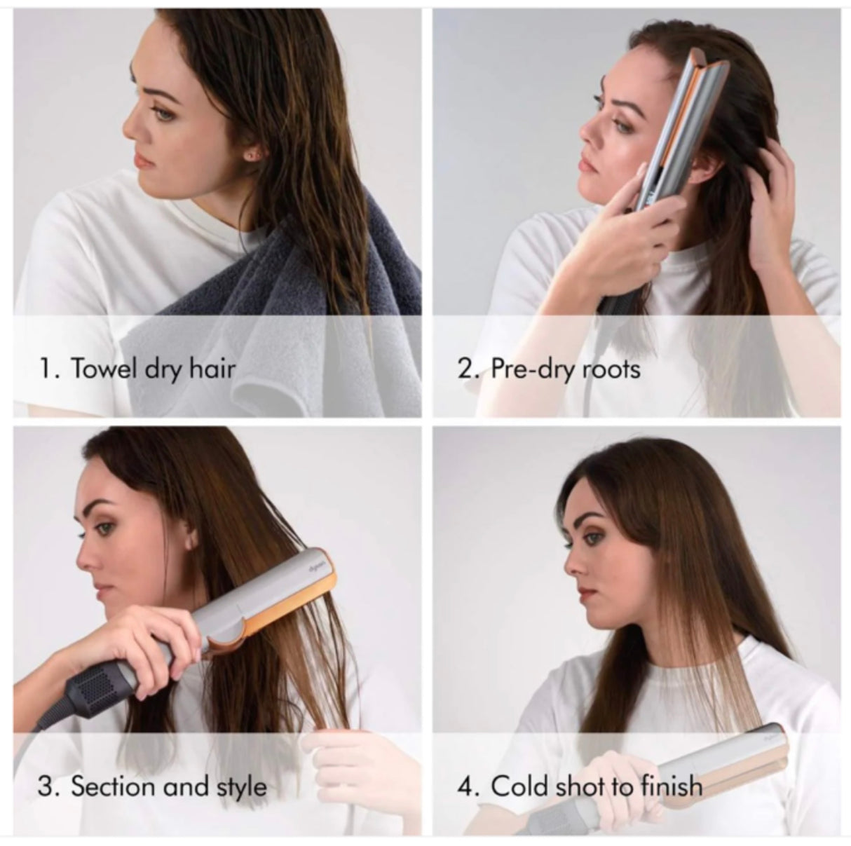 Dyson Airstrait™ straightener (Ceramic Pink/Rose Gold)