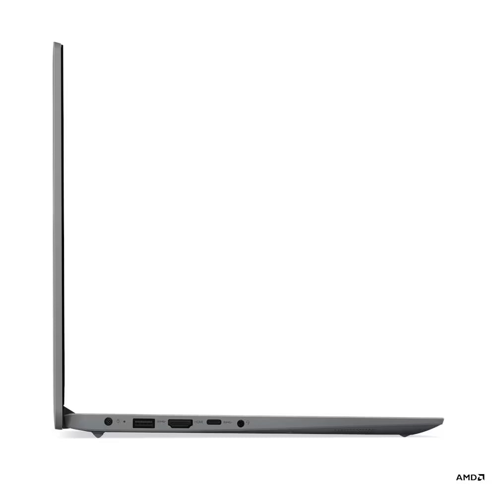 Lenovo IdeaPad 1 15AMN7 Laptop, 15.6" FHD IPS Display, AMD Ryzen 5 7520U, 8GB RAM, 512GB SSD, AMD Radeon 610M Graphics, Non-Backlit Arabic K/B, Windows 11 Home, Cloud Grey