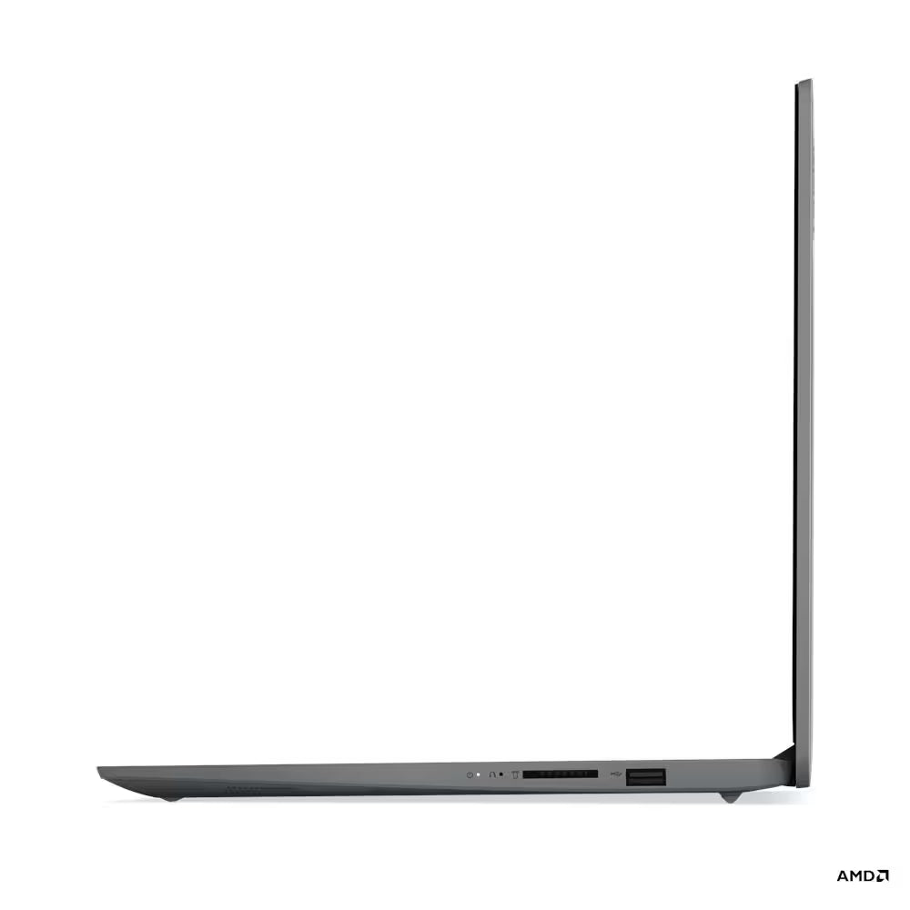 Lenovo IdeaPad 1 15AMN7 Laptop, 15.6" FHD IPS Display, AMD Ryzen 5 7520U, 8GB RAM, 512GB SSD, AMD Radeon 610M Graphics, Non-Backlit Arabic K/B, Windows 11 Home, Cloud Grey