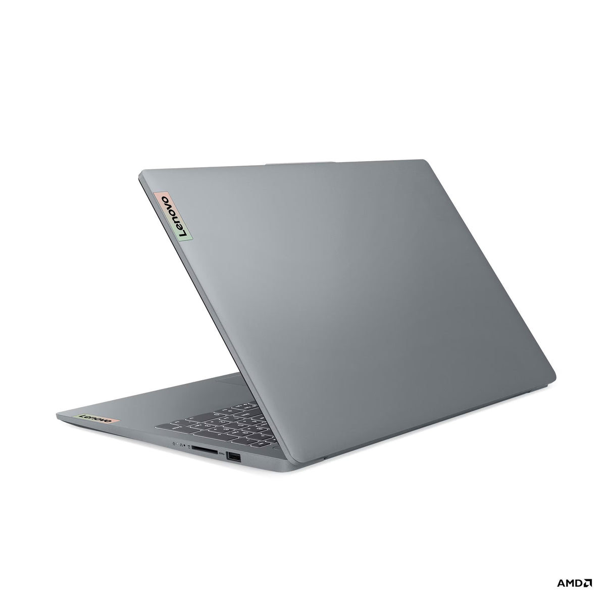 Lenovo IdeaPad Slim 3 15ABR8 Laptop, 15.6" FHD IPS Display, AMD Ryzen 7 7730U, 16GB RAM, 512GB SSD, AMD Radeon Graphics, English-Arabic Keyboard, Windows 11 Home, Arctic Grey