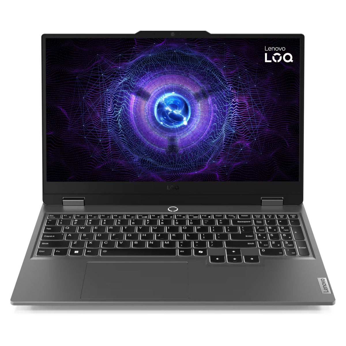 Lenovo LOQ 15IRX9 Gaming Laptop, 15.6" FHD IPS 144Hz Display, Intel Core i7-13645HX, 16GB RAM, 512B SSD, GeForce RTX 4050 6GB GPU, ENG Keyboard, NO OS, Luna Grey