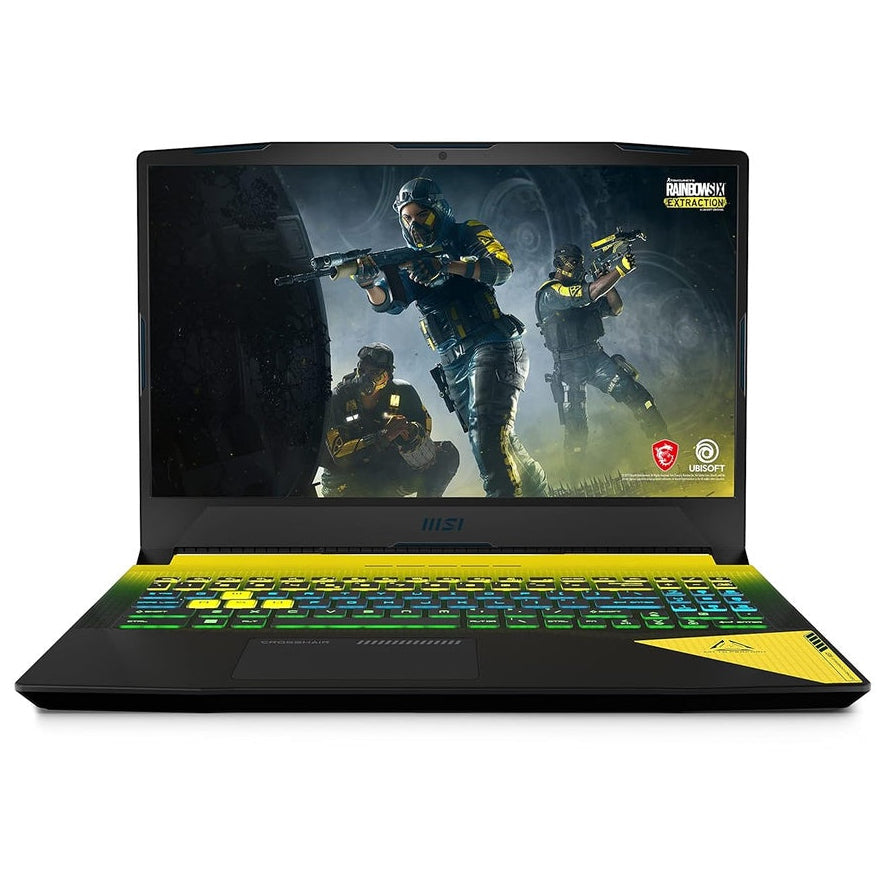 MSI Crosshair 15 B12UGZ-627 Gaming Laptop, 15.6" FHD 144Hz IPS Display, Intel Core i7-12700H 4.7GHz, 16GB RAM, 512 GB SSD, RTX 3070 8GB, Backlight US English KB, Black