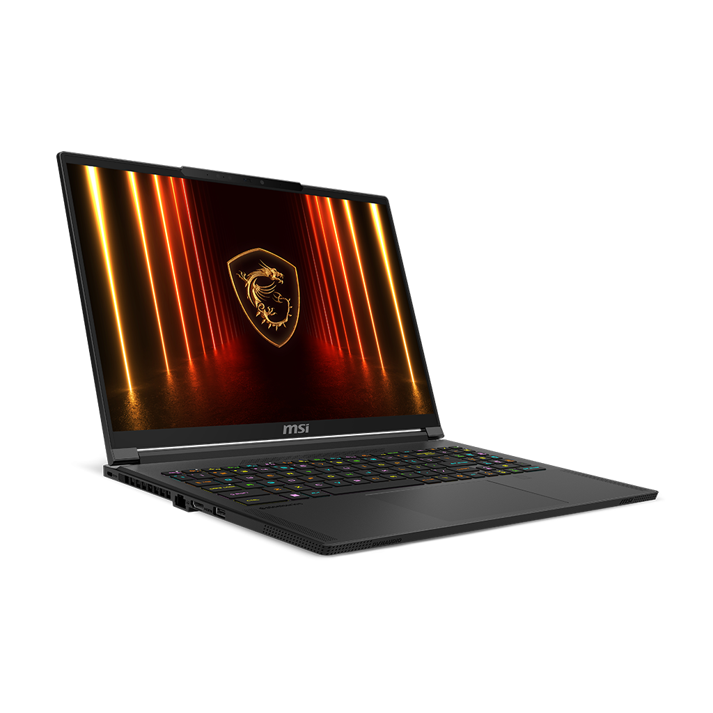 MSI Stealth A16 AI+ Gaming Laptop A3XWIG-076US, 16" QHD+ 240Hz Display, AMD Ryzen AI 9 HX 370, 32GB RAM, 2TB SSD, GeForce RTX 5080 16GB GPU, English Keyboard, Win 11 Pro, Black