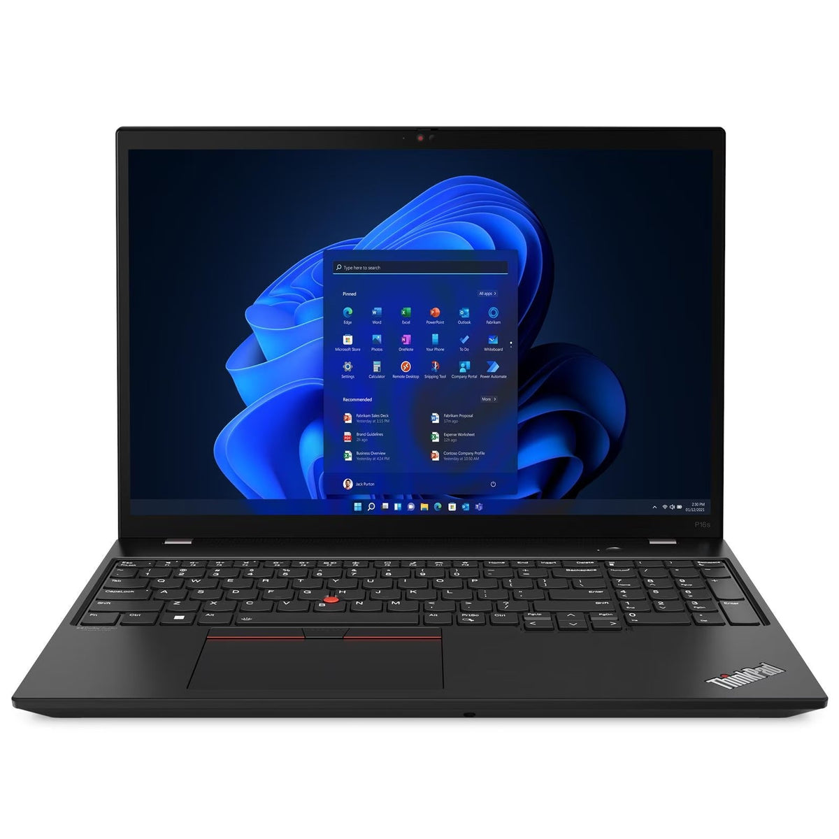 Lenovo ThinkPad P16s Gen 2 Laptop, 16" WUXGA IPS Display, AMD Ryzen 7 PRO 7840U, 16GB RAM, 512 SSD, AMD Radeon 780M Graphics, English-Arabic KB, Win11Pro, Villi Black