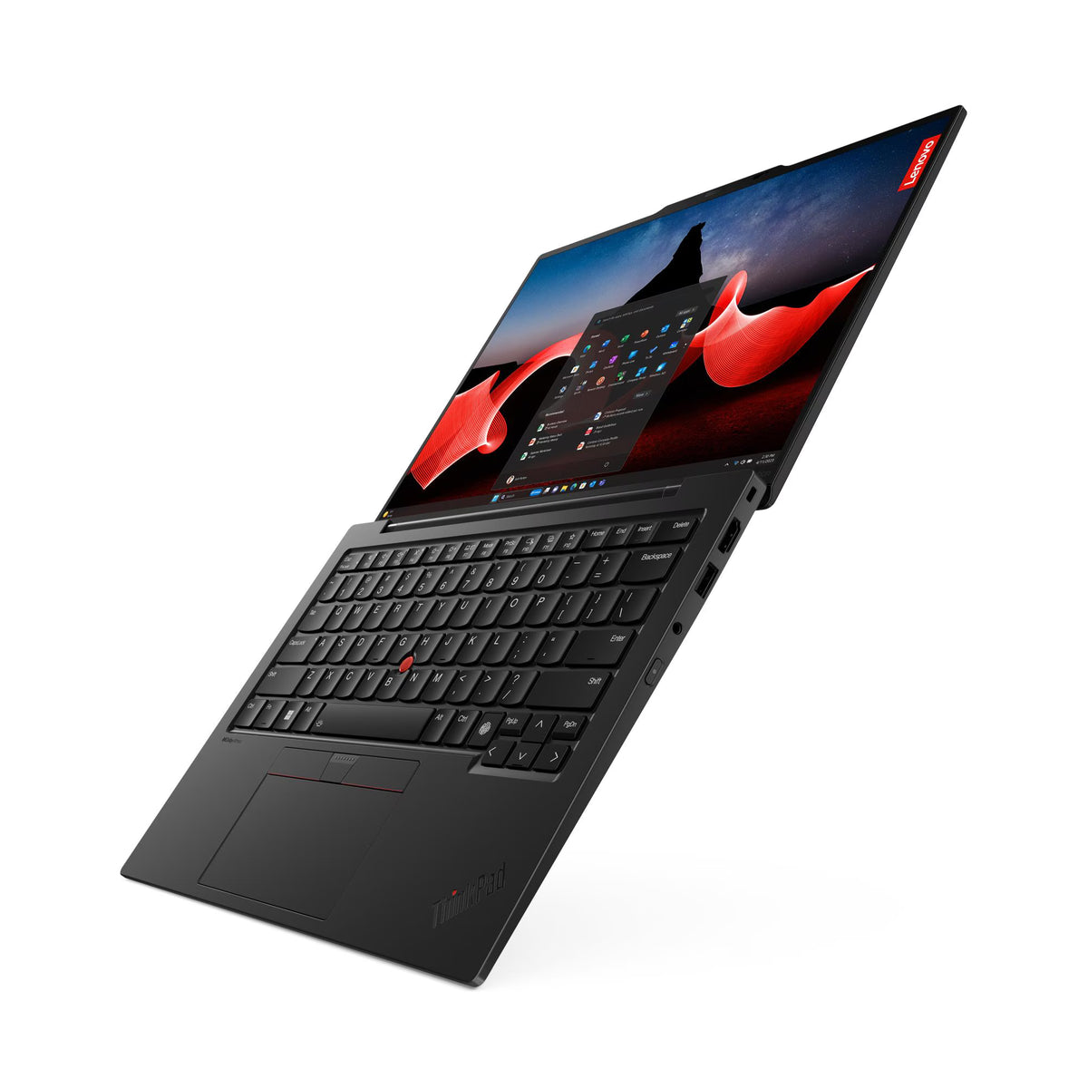 Lenovo ThinkPad X1 Carbon Gen 12 Laptop, 14" WUXGA IPS 60Hz Touch Display, Intel Core Ultra 7 165U, 32GB RAM, 512GB SSD, Intel Graphics, English Keyboard, Windows 11 Pro, Black