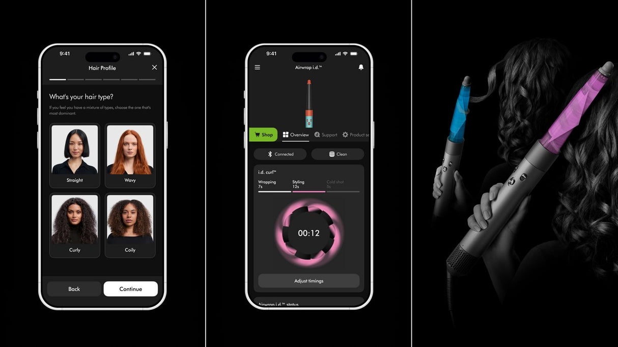 Dyson Airwrap i.d.™ multi-styler and dryer Curly+Coily (Amber Silk)