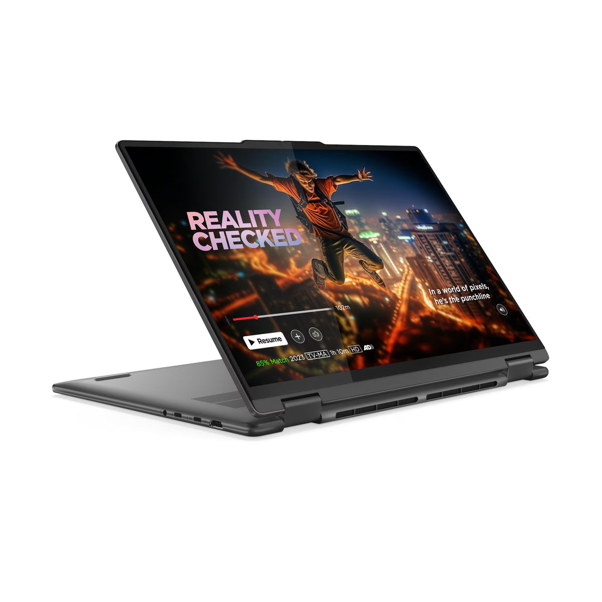 Lenovo Yoga 7 2-in-1 161ML9 Laptop, 16" WUXGA IPS Touchscreen Display, Intel Core Ultra 7 155U, AI Boost, 16GB RAM, 1TB SSD, Backlit K/B, Windows 11 Home, Storm Grey