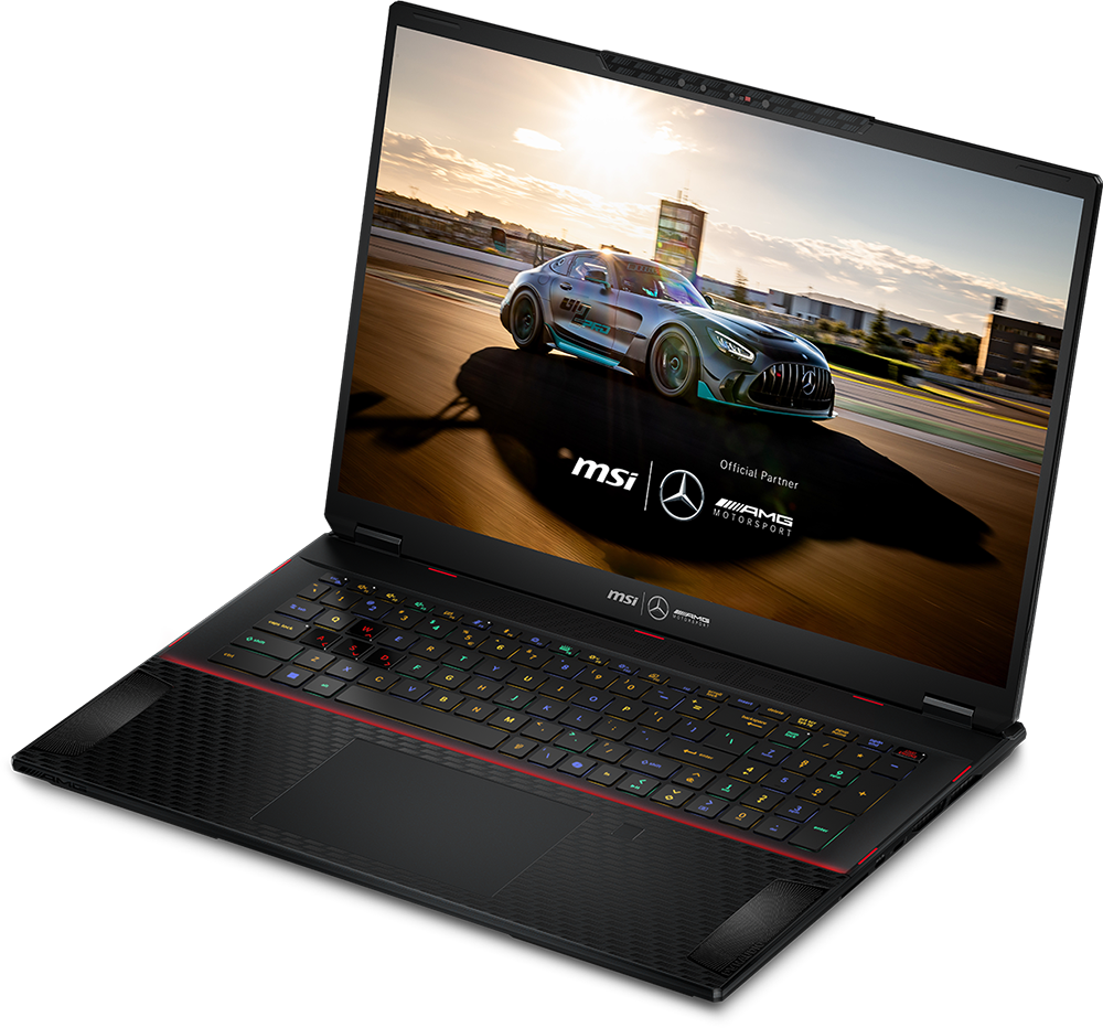 MSI Stealth 18 Mercedes-AMG Motorsport Gaming Laptop, 18" UHD+ 120Hz, Intel Core Ultra 9-185H, 32GB DDR5, 2TB SSD, NVIDIA GeForce RTX 4080 12GB, RGB Backlit ENG-ARB K/B, Win11, Midnight Black