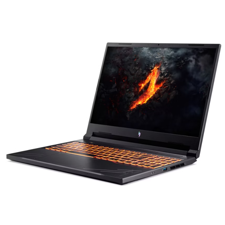 Acer Nitro V ANV16 Gaming Laptop, 16" WUXGA 165 Hz Display, AMD Ryzen 7 8845HS, 16GB RAM 512GB SSD NVIDIA GeForce RTX 3050 6GB Graphics, Backlit ENG-ARB K/B, Windows 11, Black