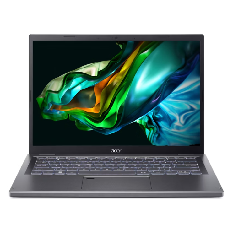 Acer Aspire 5 Laptop, 14" WUXGA IPS 60Hz Display, Intel Core i5-1335U, 8GB/512GB, Intel Iris Xe Graphics, English-Arabic Keyboard, Windows 11 Home, Iron