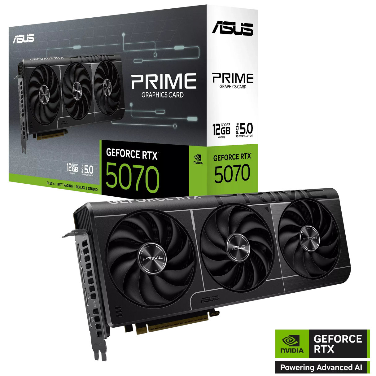 ASUS PRIME GeForce RTX™ 5070 12GB GDDR7