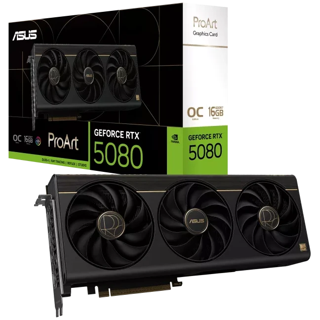 ASUS ProArt GeForce RTX™ 5080 16GB GDDR7 OC Edition