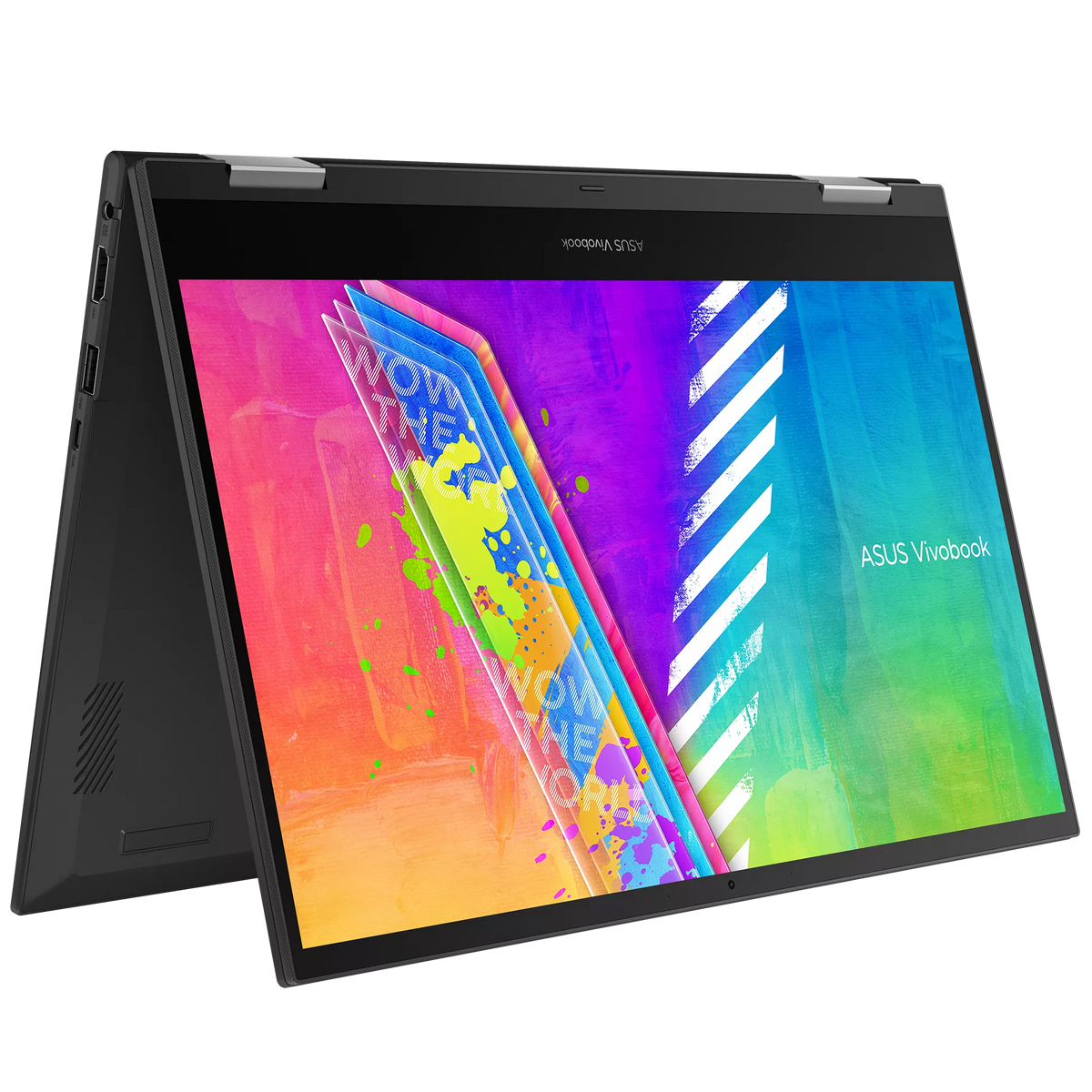 ASUS Vivobook Go 14 Flip (TP1400) 2 in 1 Laptop, 14.0'' FHD Touch, Intel Celeron N4500 1.1 GHz, 4GB RAM, 128GB SSD, Intel UHD Graphics, Free Stylus Pen + EN-AR KB, Win11, Quiet Blue