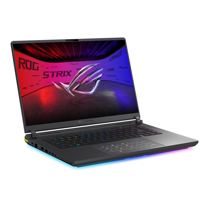ASUS ROG Strix G16 Gaming Laptop G615JMR-RV022W, 16" WUXGA IPS 165Hz Display, Intel Core i7-14650HX, 16GB RAM, 1TB SSD, GeForce RTX 5060 8GB GPU, ENG-ARB KB, Win11, Eclipse Gray