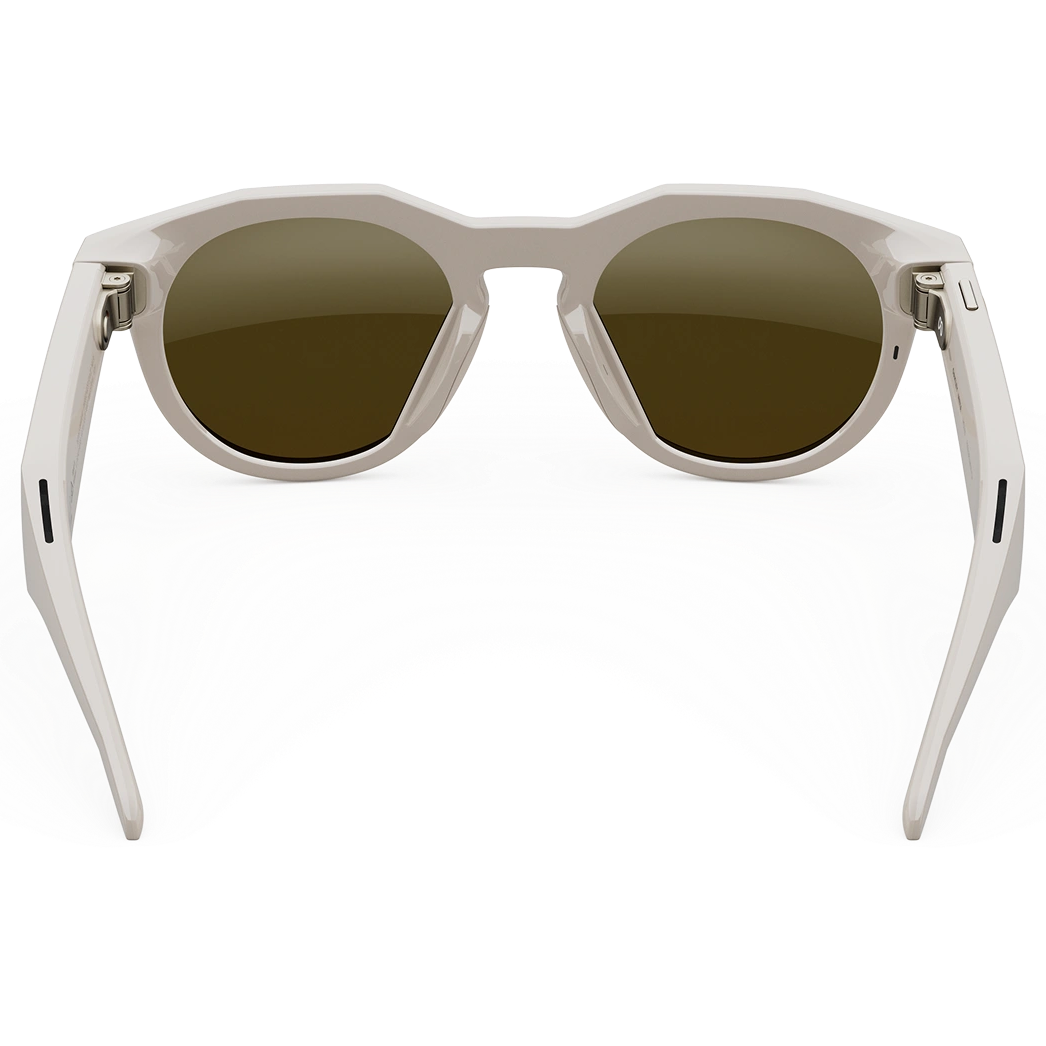 Oakley Meta HSTN Ai Glasses in Warm Grey / Prizm™ Ruby, view 5