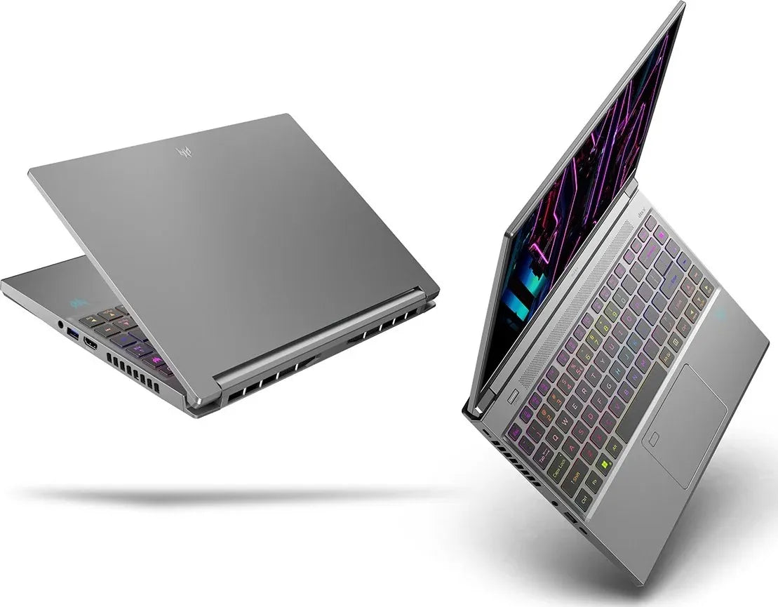 Acer Predator Triton PT14-51-78B4 Gaming Laptop 14" WUXGA 165Hz Display, Intel Core i7-13700H, 16GB RAM, 512GB SSD, GeForce RTX 4050 6GB GPU, ENG Backlit K/B, Win 11, Sparkly Silver