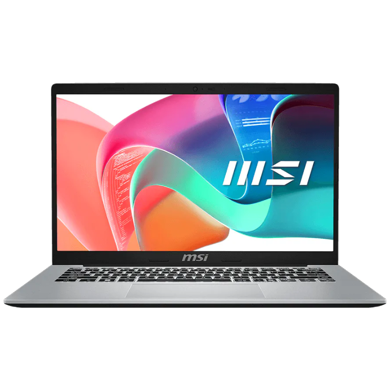 MSI Modern 14 F13MG Laptop, 14" FHD IPS Display, Intel Core i5-1335U Processor, 8GB RAM, 512GB SSD, Intel Iris Xe Graphics, English-Arabic Keyboard, Windows 11 Home, Silver