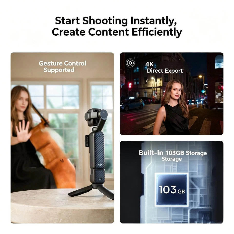 DJI Osmo Pocket 4P Pro Vlog Creator Combo