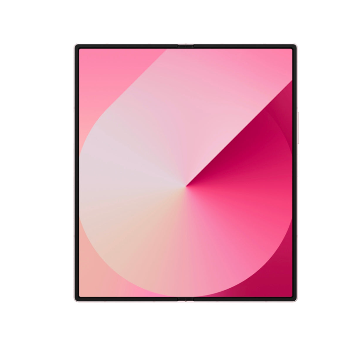 The main 7.6-inch Dynamic AMOLED display of the Samsung Galaxy Z Fold 6 Pink, open and ready for use.