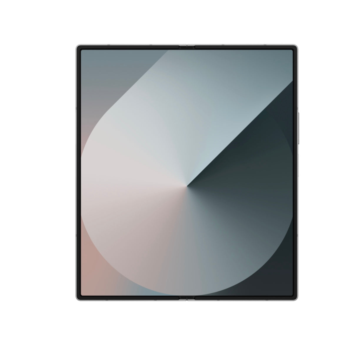 The main 7.6-inch Dynamic AMOLED display of the Samsung Galaxy Z Fold 6 Silver, open and ready for use.