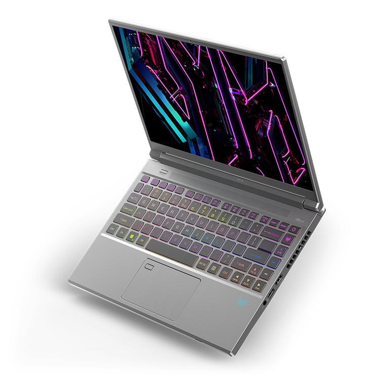 Acer Predator Triton PT14-51-78B4 Gaming Laptop 14" WUXGA 165Hz Display, Intel Core i7-13700H, 16GB RAM, 512GB SSD, GeForce RTX 4050 6GB GPU, ENG Backlit K/B, Win 11, Sparkly Silver