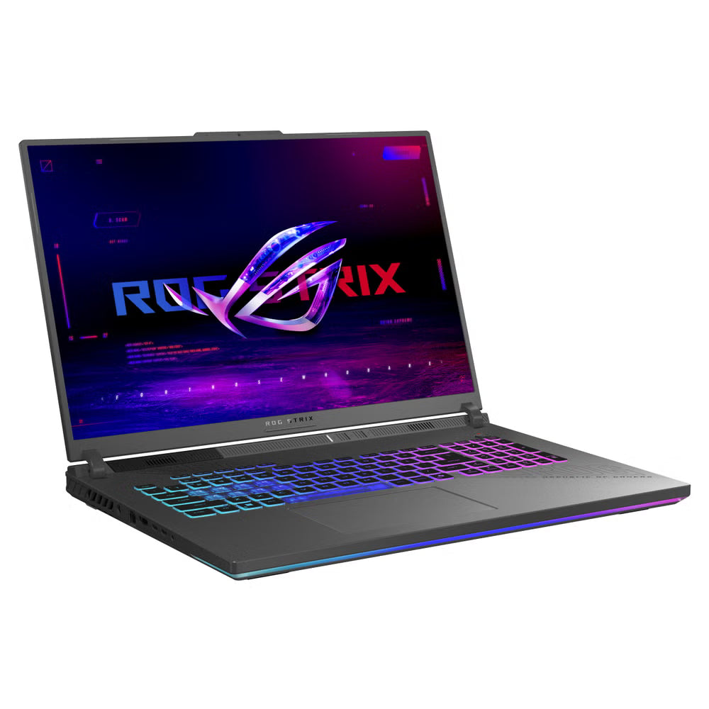 ASUS ROG Strix G18 Gaming Laptop G814PH-ES94, 18” FHD+ 144Hz Display, AMD Ryzen 9 8940HX, NVIDIA GeForce RTX 5050, 16GB RAM, 1TB SSD, Windows 11 Home, English Keyboard, Eclipse Gray