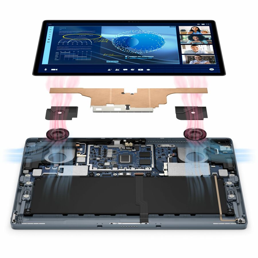 Dell Latitude 7350 Detachable Laptop, 13" 3K IPS Touch Display, Intel Core Ultra 7 164U vPro, 32GB RAM, 512GB SSD, Intel Graphics, Detachable English Keyboard, Windows 11 Pro, Gray