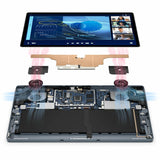 Dell Latitude 7350 Detachable Laptop, 13" 3K IPS Touch Display, Intel Core Ultra 7 164U vPro, 32GB RAM, 512GB SSD, Intel Graphics, Detachable English Keyboard, Windows 11 Pro, Gray