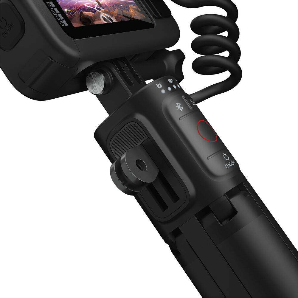 Top view of the GoPro HERO 12 Black Creator Edition highlighting the control buttons and compact size