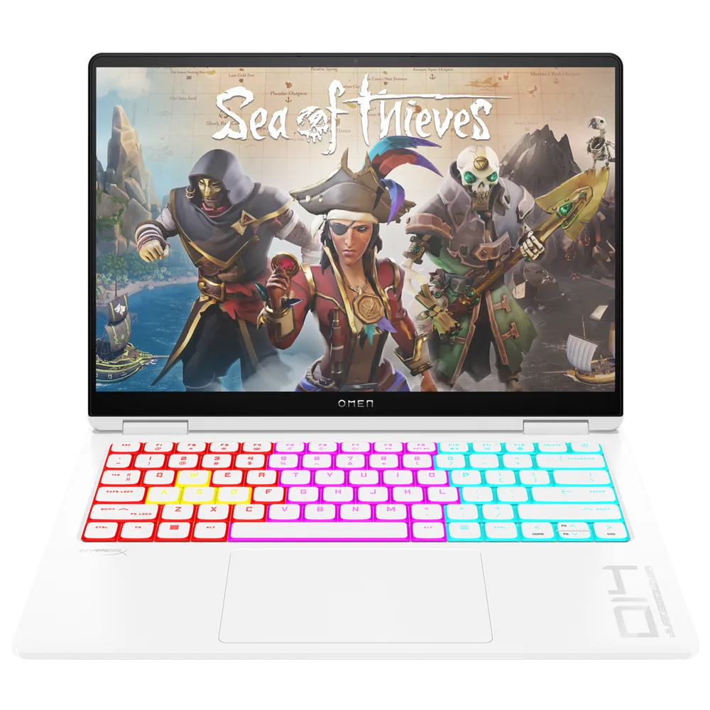 HP OMEN Transcend Laptop 14-fb1047nr 14", Windows 11 Home,  Intel® Core™ Ultra 7, 16GB RAM, 1TB SSD, NVIDIA® GeForce RTX™ 5060, 3K, English Keyboard,Ceramic white