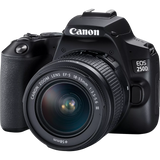 Canon EOS 250D, Black + EF-S 18-55mm f/3.5-5.6 III+ EF 75-300mm f/4-5.6 III Lens