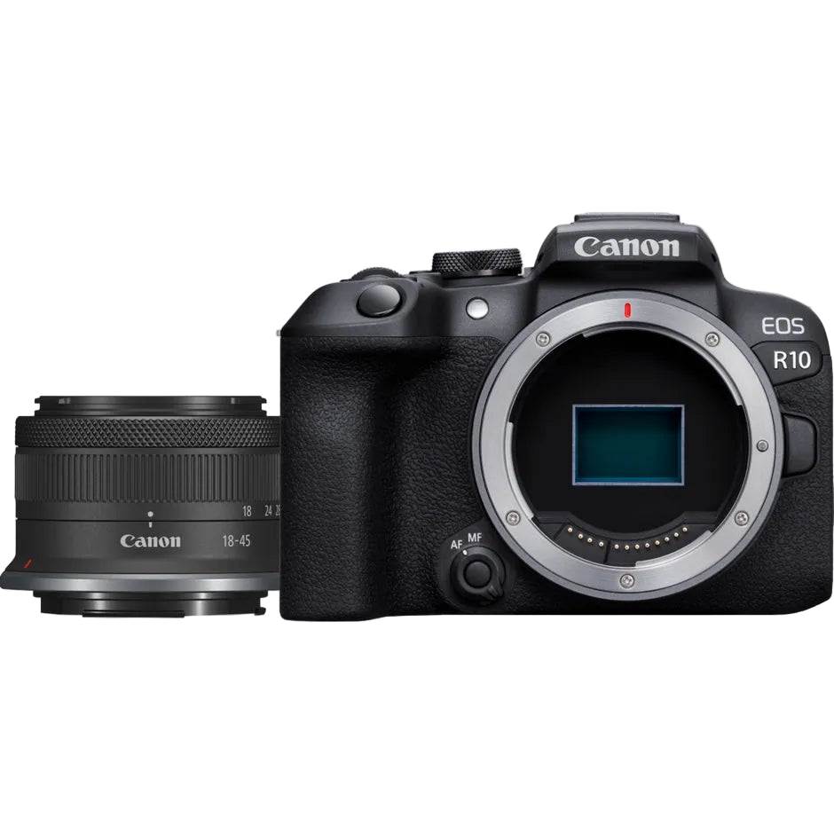 Canon EOS R10 Mirrorless Camera + RF-S 18-45mm F4.5-6.3 IS STM Lens