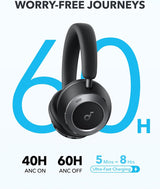 Soundcore by Anker Space One Pro, FlexiCurve Over-Ear Headphone