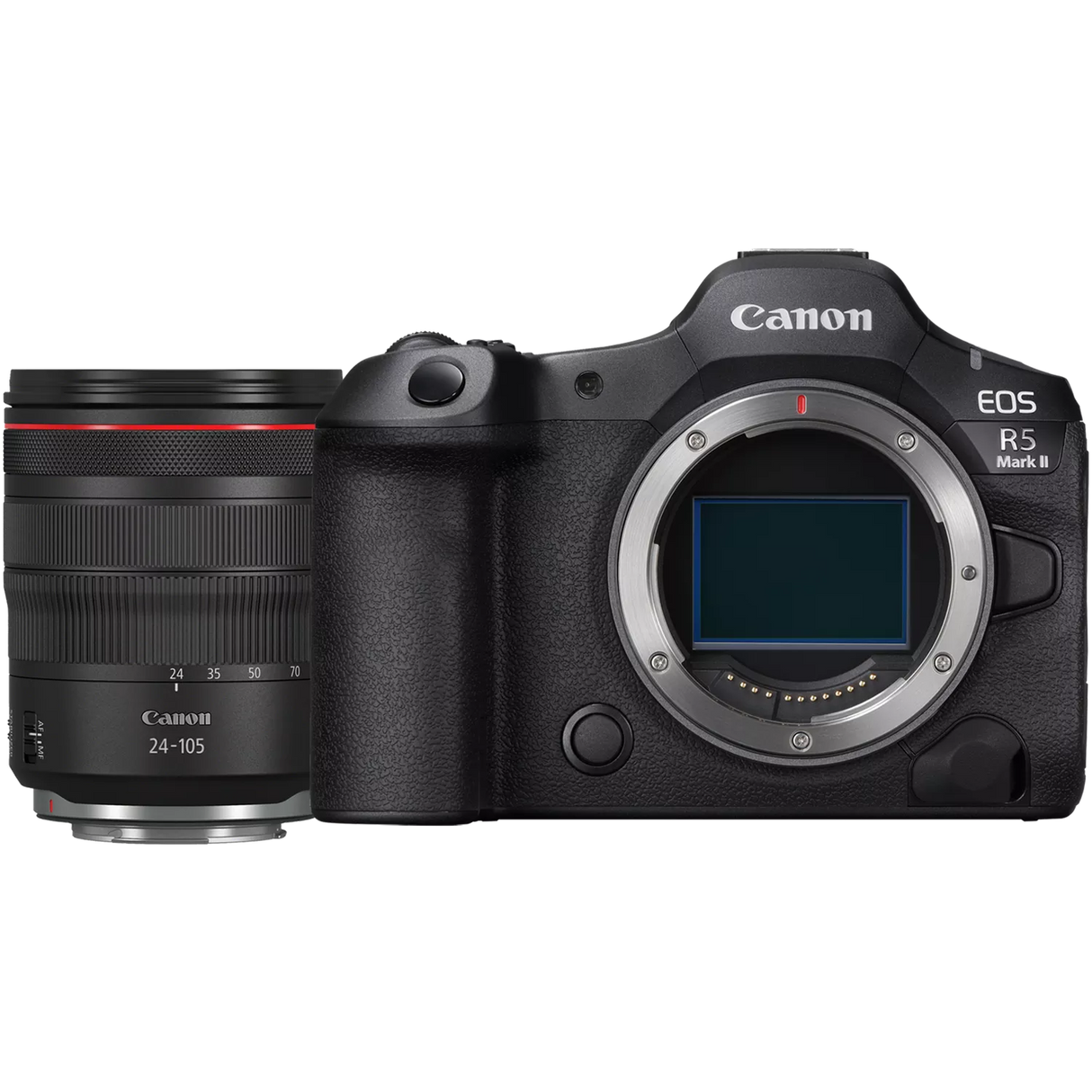 Canon EOS R5 Mark II Mirrorless Camera + RF 24-105mm F4L IS USM Lens