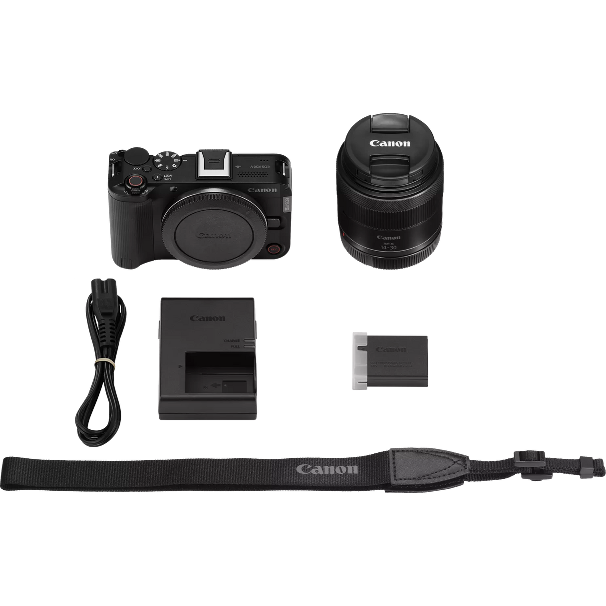 Canon EOS R50 V Mirrorless Camera + RF-S 14-30mm F4-6.3 IS STM PZ Lens