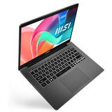 MSI Modern 14 F13MG Laptop, 14" FHD IPS Display, Intel Core i3-1315U Processor, 8GB RAM, 512GB SSD, Intel Iris Xe Graphics, English-Arabic Keyboard, Windows 11 Home, Gray