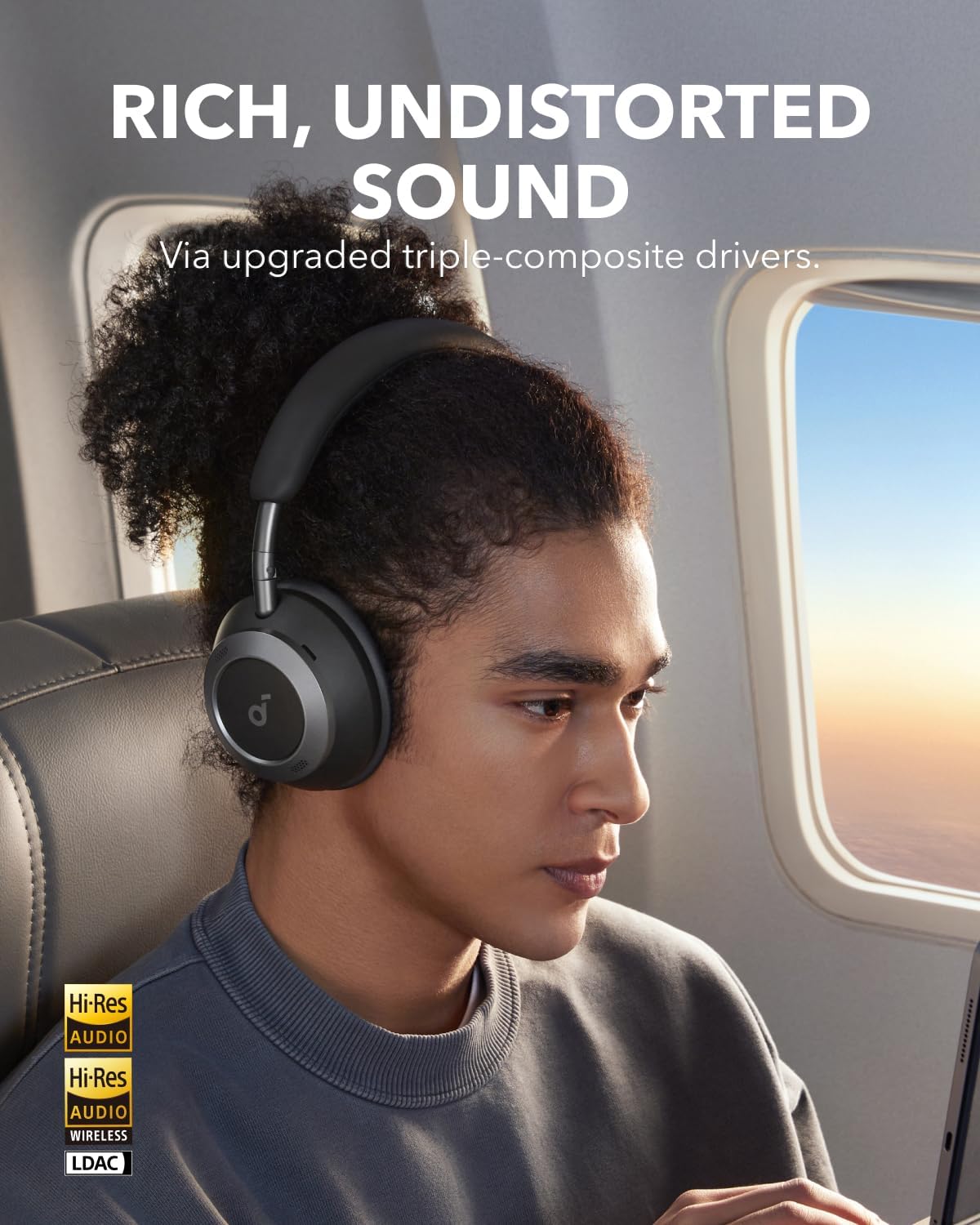 Soundcore by Anker Space One Pro, FlexiCurve Over-Ear Headphone